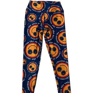 Zumba Fitness Navy and Orange Universe Leggings